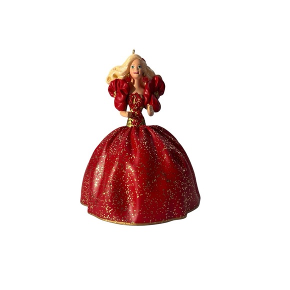 Hallmark Other - Vintage 1993 Barbie Hallmark Keepsake Ornament Holiday Barbie in‎ Box #1